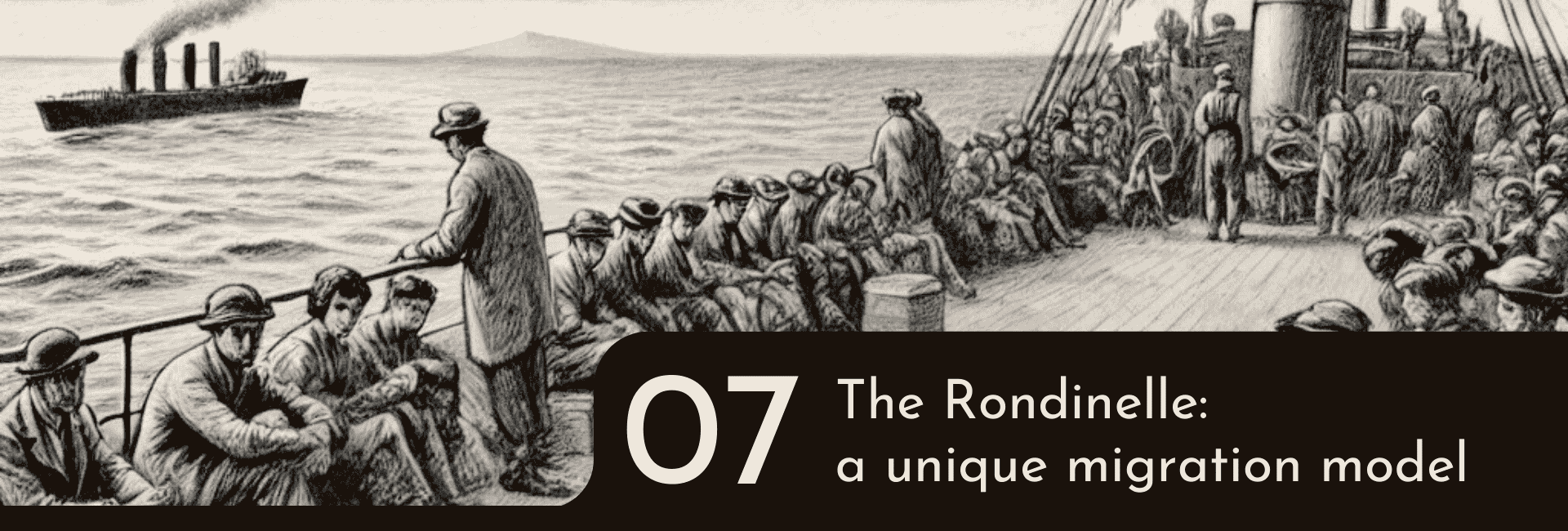 The Rondinelle: a unique migration model